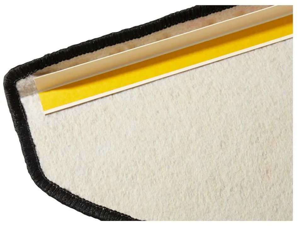 Fekete öntapadós lépcsőszőnyeg szett 15 db-os 23x65 cm Fancy – Hanse Home