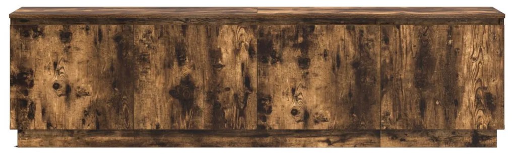 TV szekrény LED füstölt tölgy 180x38x49 cm szerelt fa