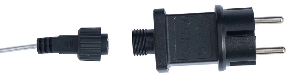 Karácsonyfa átlátszó 60cm LED-del IP44 - Coni