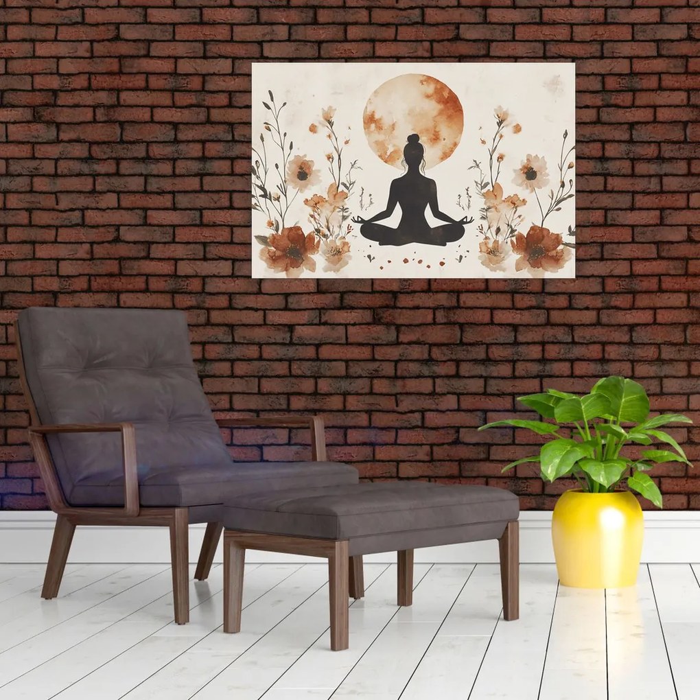 Kép - Narancssárga jóga (90x60 cm)