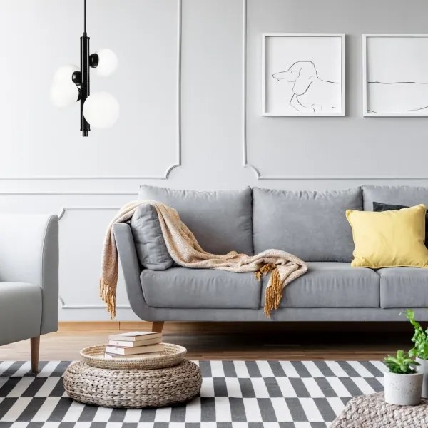 Csillár zsinóron LARRY 4xG9/15W/230V