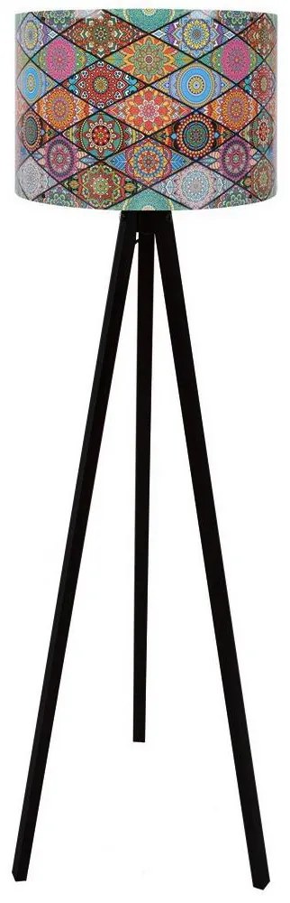 Állólámpa AYD 1xE27/60W/230V többszínű/fekete