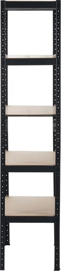 Polcállvány, tölgy/fekete, RADMAN