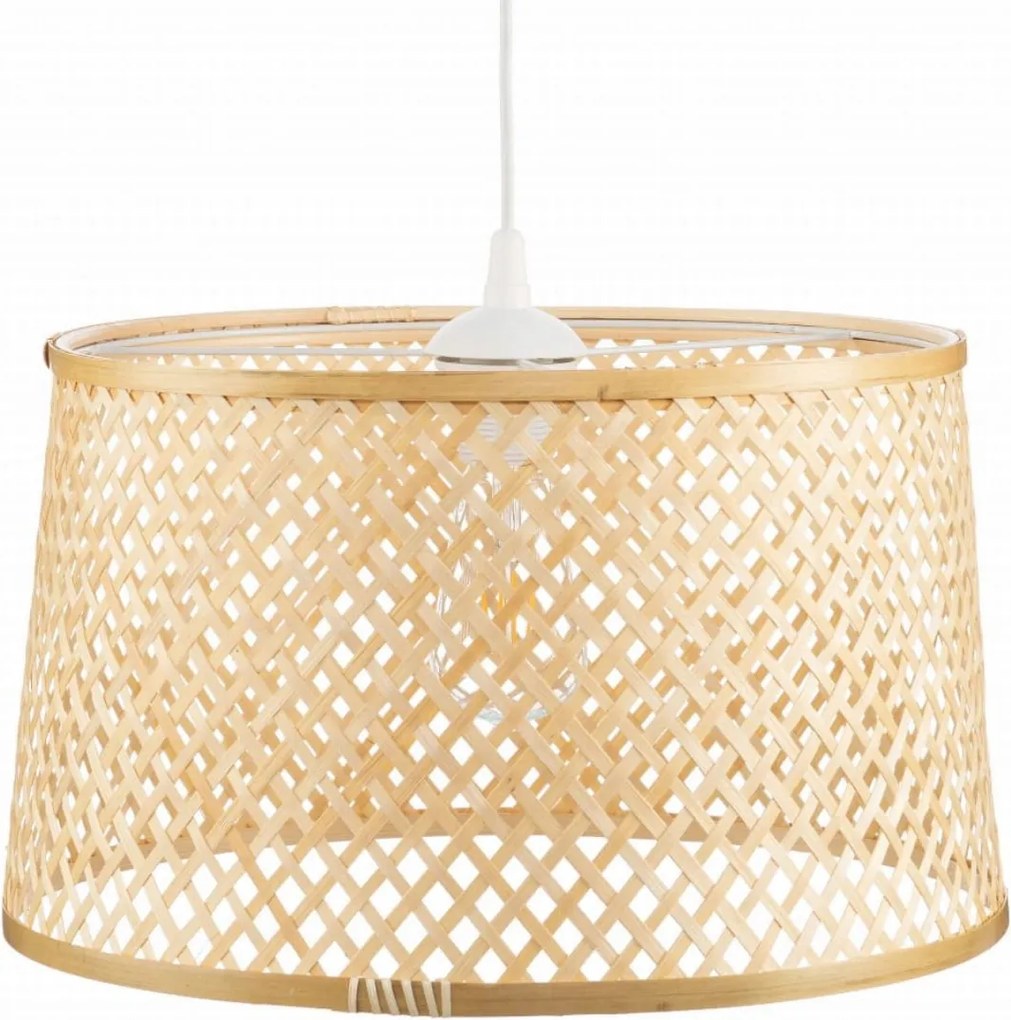 Függőlámpa Boho bambusz henger TH2B 30cm