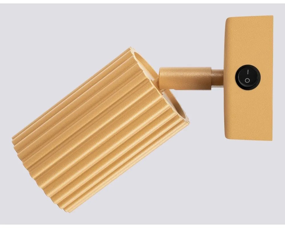 Aranyszínű spotlámpa 8x16 cm Gleam – Sollux