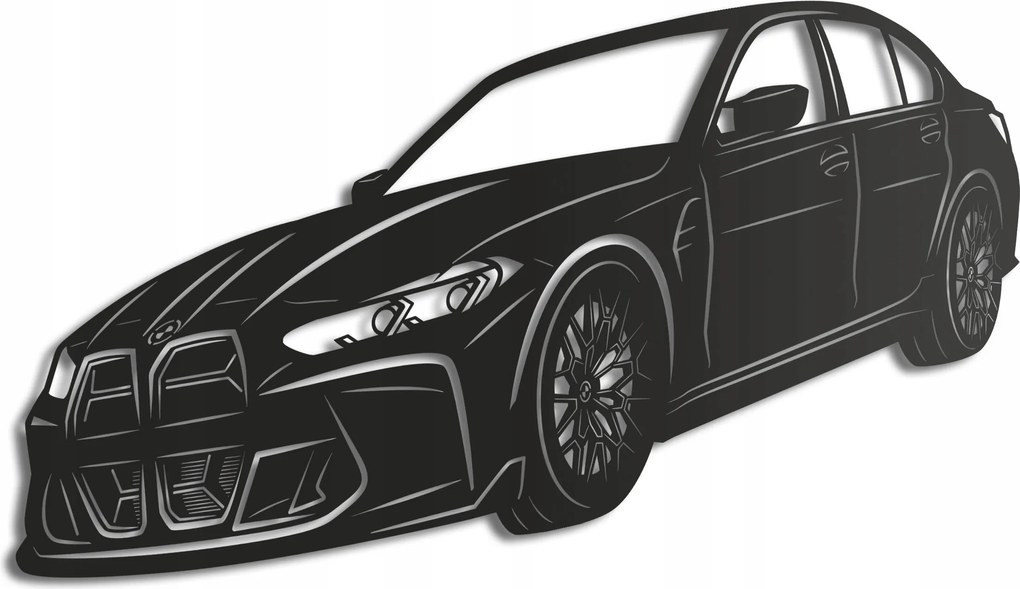 Festmény Fa Bmw M3 Fali Dekoráció 3D kép