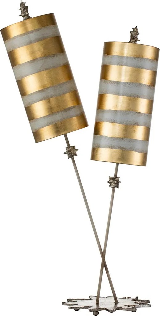 Flambeau klasszikus asztali lámpa nettle antik ezüst elsfb-nettlelux-g-tl
