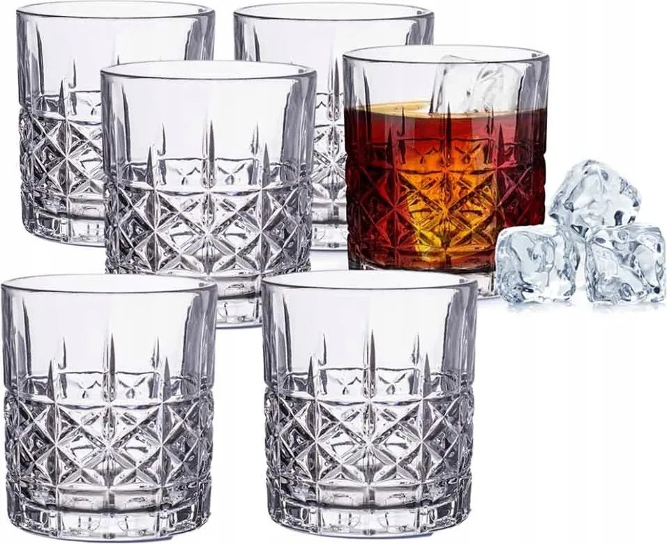 Whiskys poharak 320 ml 6 db-os italos pohár szett