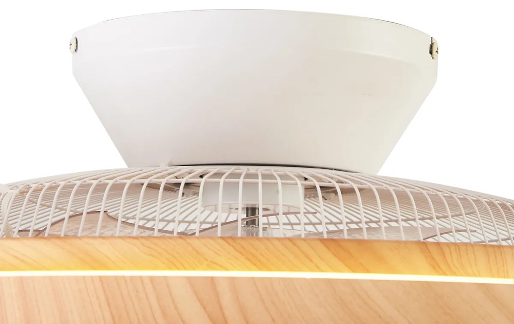 Mennyezeti ventilátor famintás csillag effektussal 60cm LED-del, fényerőszabályzóval és távirányítóval - Climo