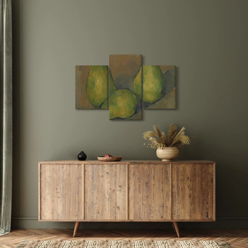Kép - Paul Cézanne, Three Pears, reprodukciók (90x60 cm)