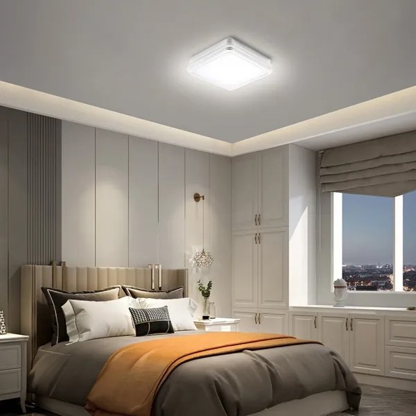 Brilagi - LED kültéri lámpa érzékelővel BENE LED/18W/230V 22x22 cm fehér IP54