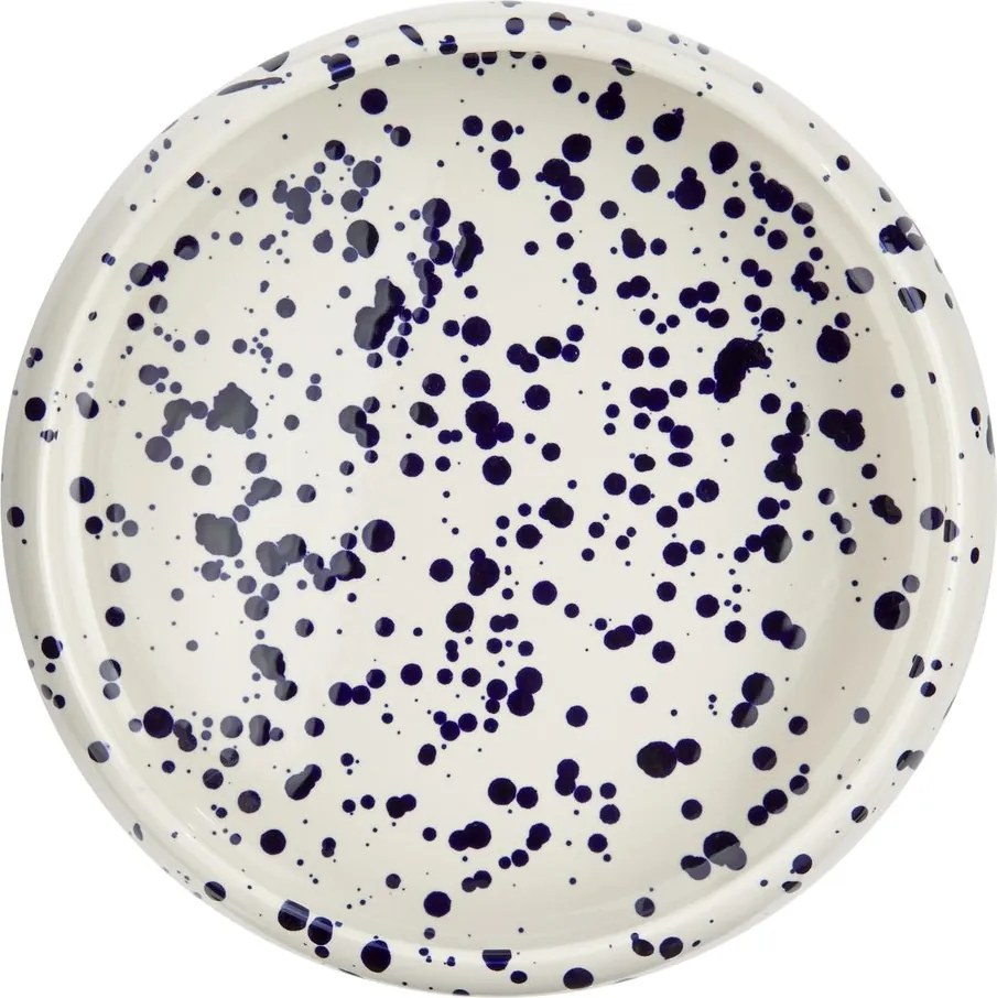 BOOGY SPLASH tésztás tányér 24 cm , sötétkék