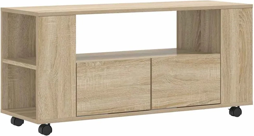 vidaXL sonoma tölgy színű szerelt fa TV-szekrény 102 x 34,5 x 43 cm