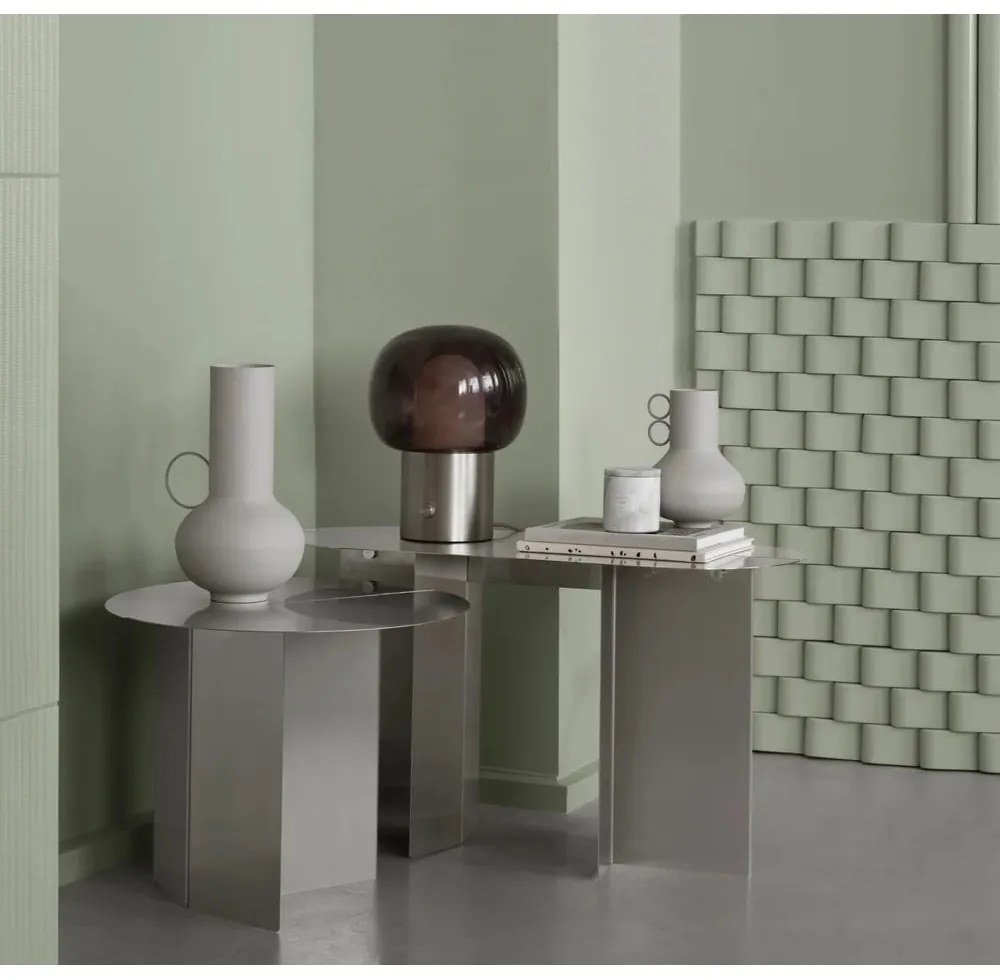 Rozsdamentes acél kerek tárolóasztal ø 50 cm Oru – Blomus