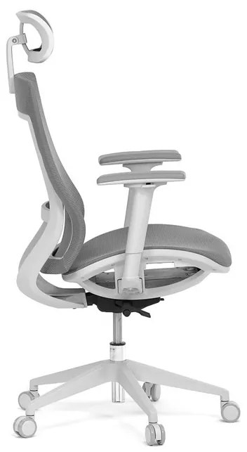 Szürke Hálós Irodai Szék, Szinkron Mechanikával. KA-W004 GREY