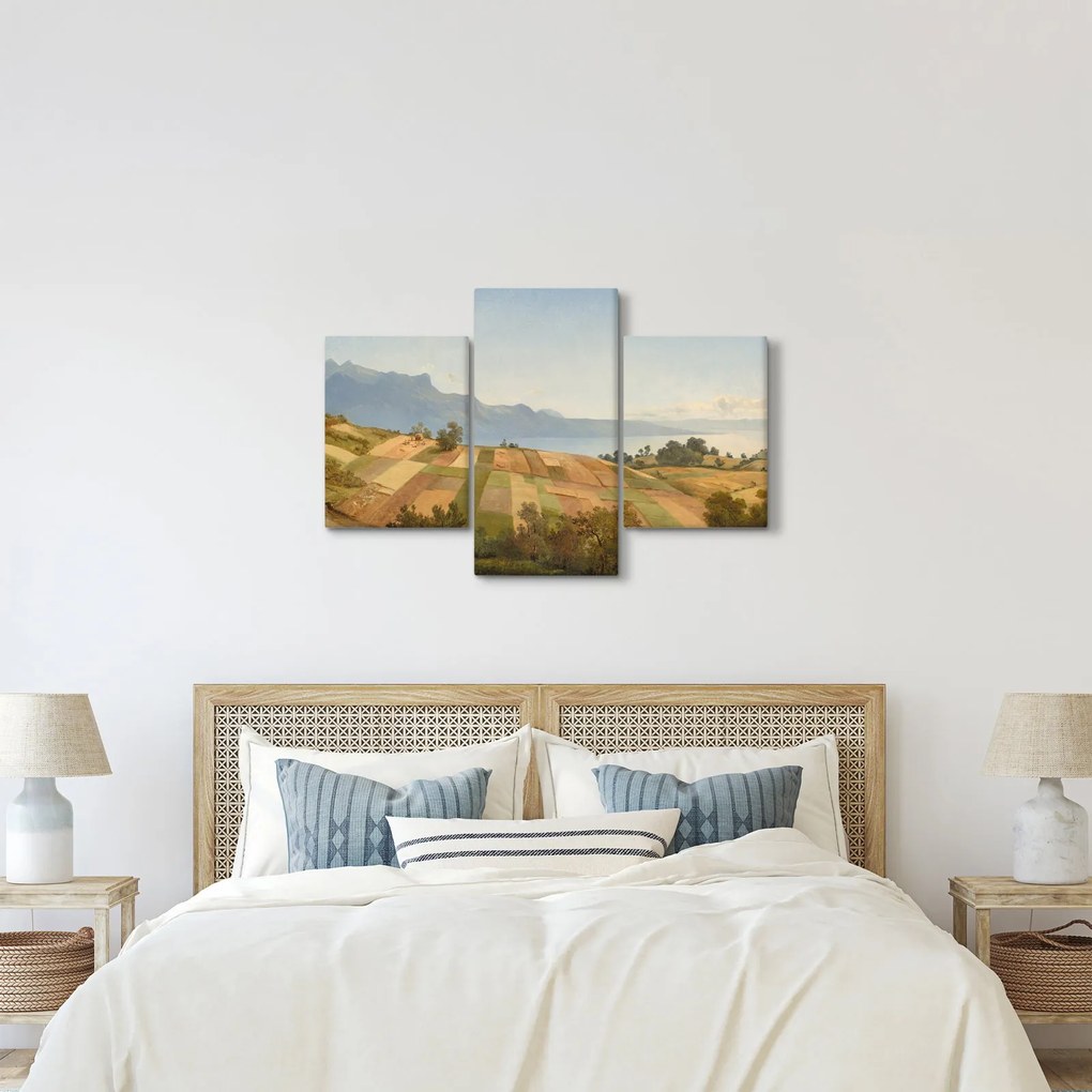 Kép - Alexandre Calame, Swiss Landscape, reprodukciók (90x60 cm)
