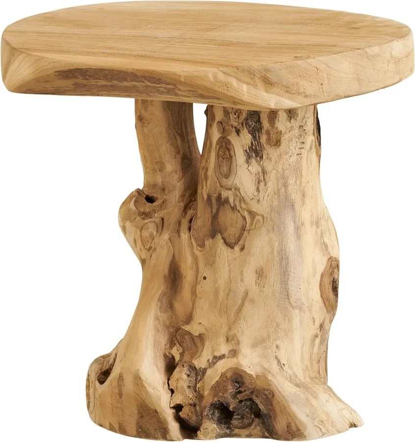 Teakfa kerek tárolóasztal ø 40 cm Palena – House Nordic