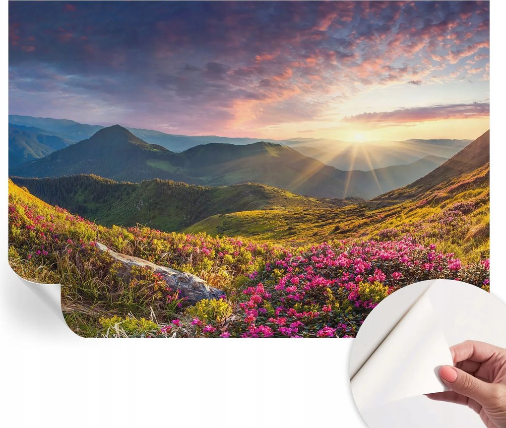 Öntapadós fali fotótapéta Hálószobába Hegyi panoráma 312x219 cm