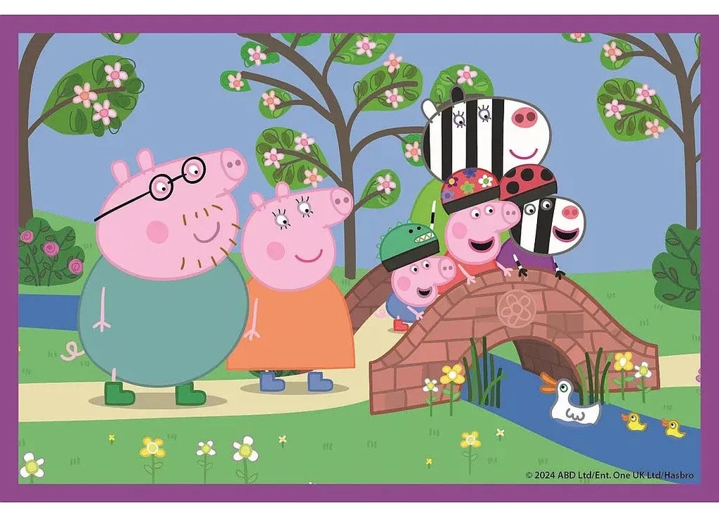Peppa malac Duck Pond mesekocka 6 db-os Clementoni