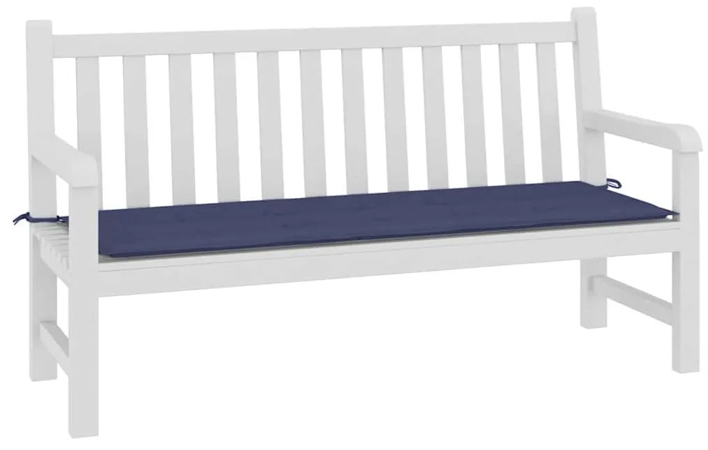 tengerészkék oxford szövet kerti padpárna 150x50x4 cm