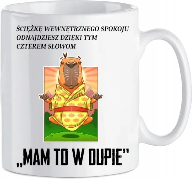 Vicces Bögre Szent Nyugalom Kapibara Ajándék