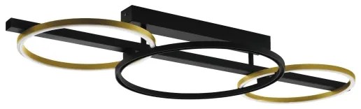 Eglo 390086-LED Dimmelhető felületre szerelhető csillár LANACERA 2xLED/12,5W/230V +LED/15,5W