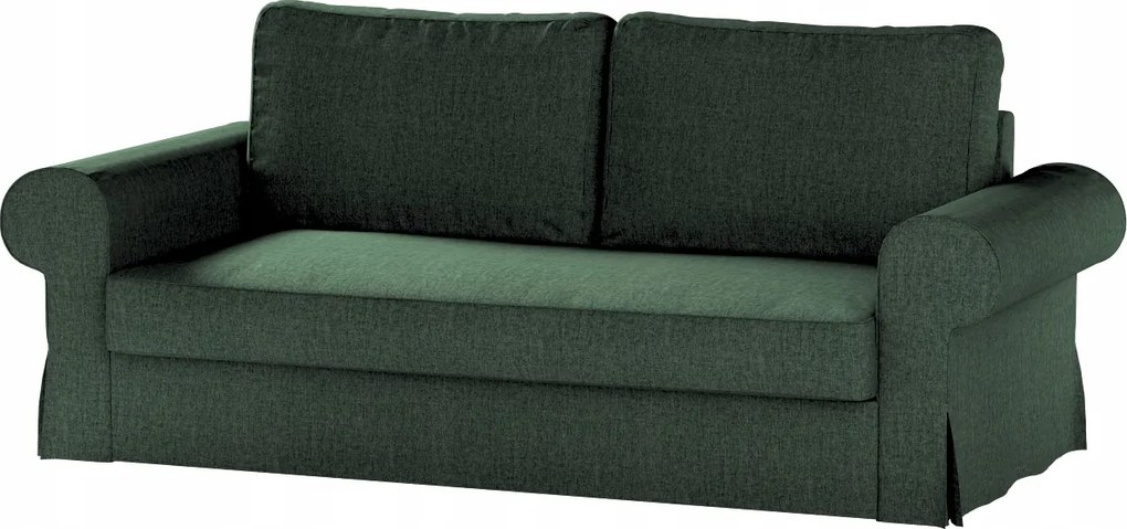 Dekoria Backabro 3 személyes kinyitható kanapé huzat Ikea zöld