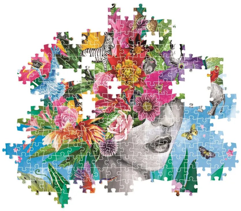 Virágzó gondolatok Head in Jungle 500 db-os puzzle Clementoni