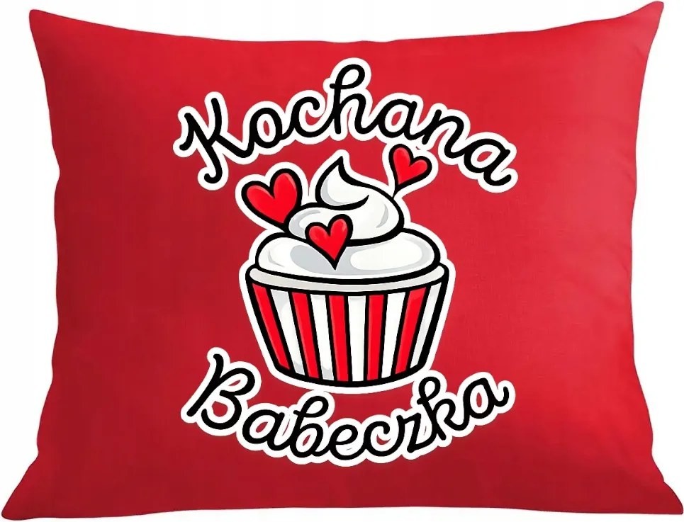 Párna párnahuzat Kedves Muffin Valentin nap Ajándék Neki