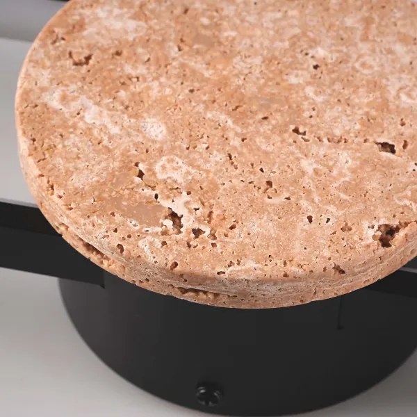 LED fali lámpatest FLORENTYNA LED/24W/230V 4000K fekete/bézs