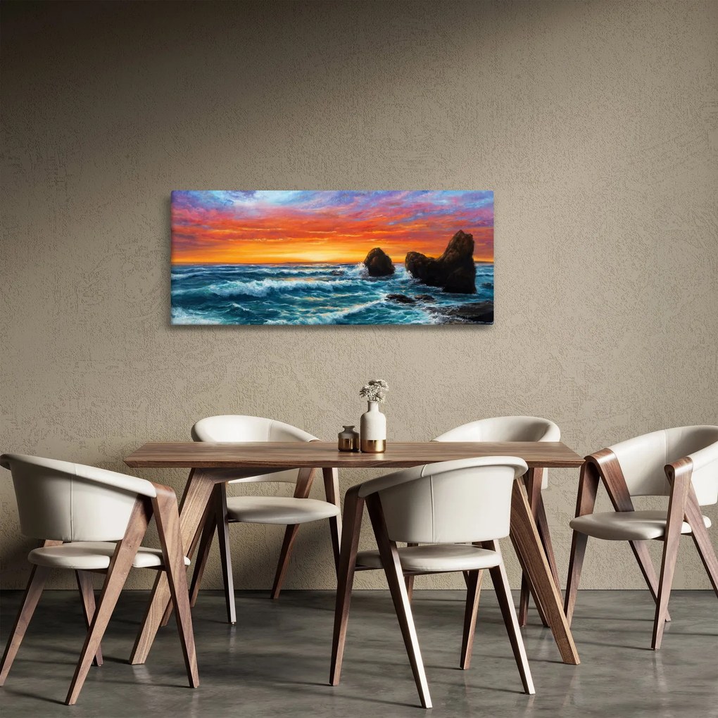 Kép - naplemente (120x50 cm)