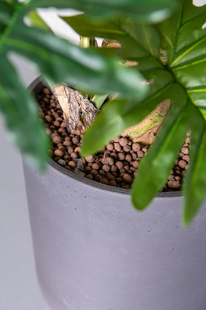 Pottery Pots Valósághű mesterséges Philodendron növény - Fazekas edények