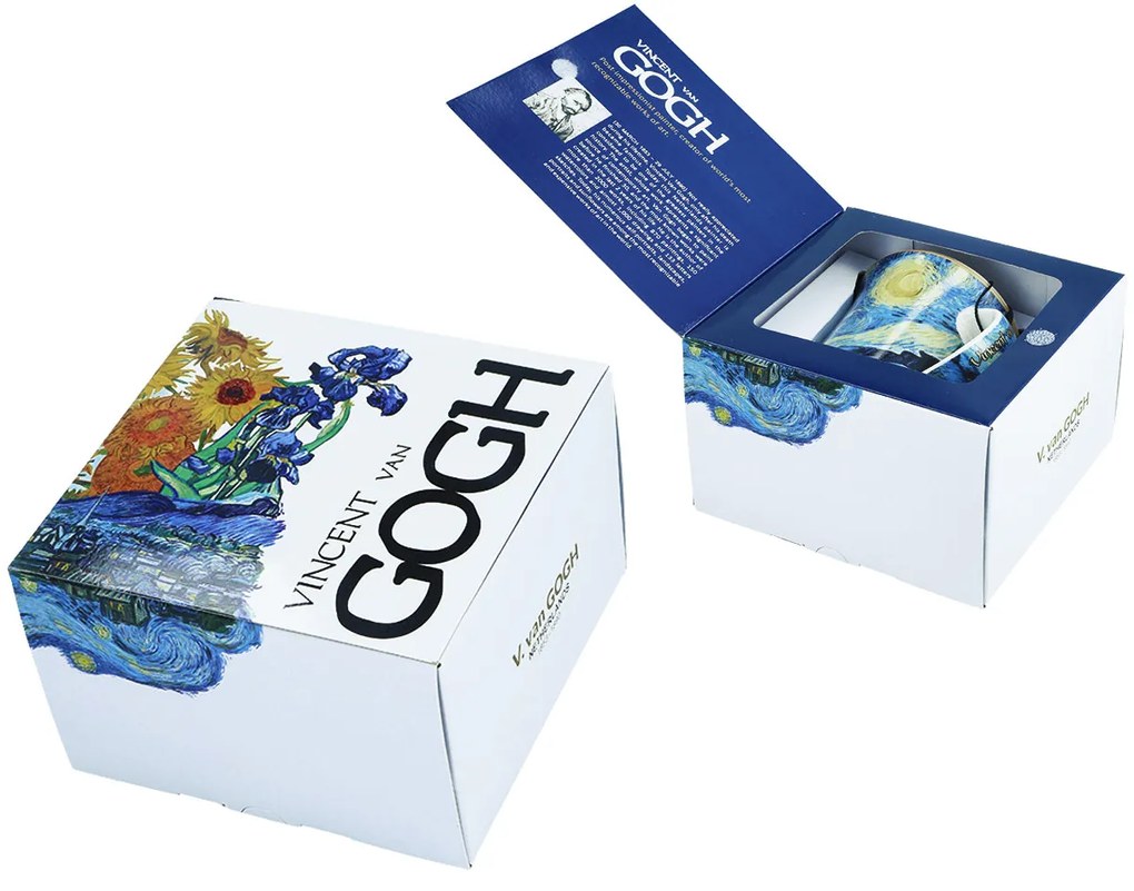 Porcelán bögre díszdobozban 350 ml Van Gogh Csillagos éj