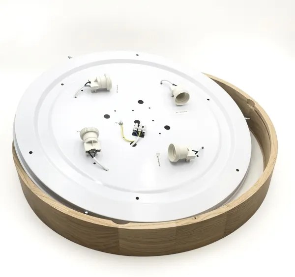 Brilagi - LED mennyezeti lámpatest CARVALHO 4xE27/60W/230V tölgy átm. 57,5 cm