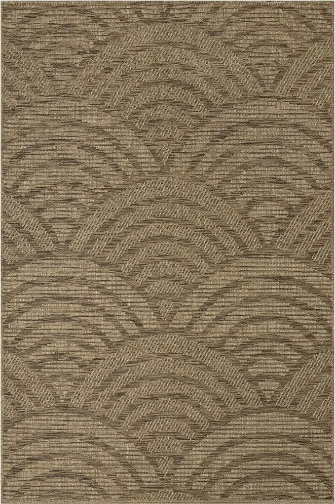 Szizál Szőnyeg Csúszásgátló Bézs Barna Erkély Terasz Ella 120x170 cm