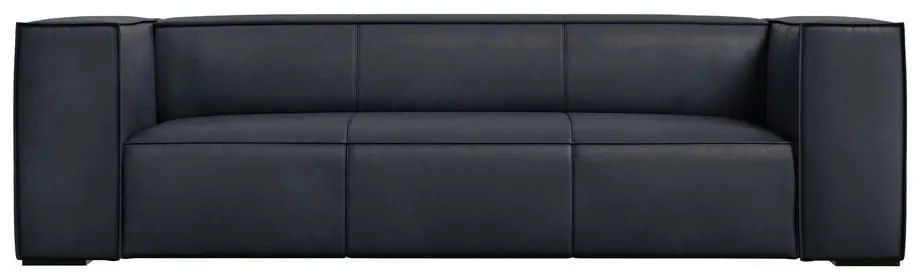 Sötétkék bőr kanapé 227 cm Madame – Windsor &amp; Co Sofas