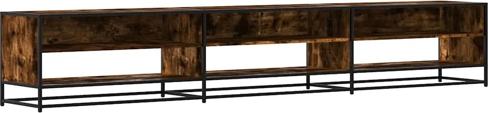 vidaXL füstös tölgy színű szerelt fa TV-szekrény 270 x 40 x 46 cm