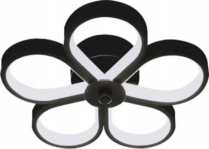 Mennyezeti Lámpa Plafon Csillár Fekete Led Loft 3 Színben Függeszték