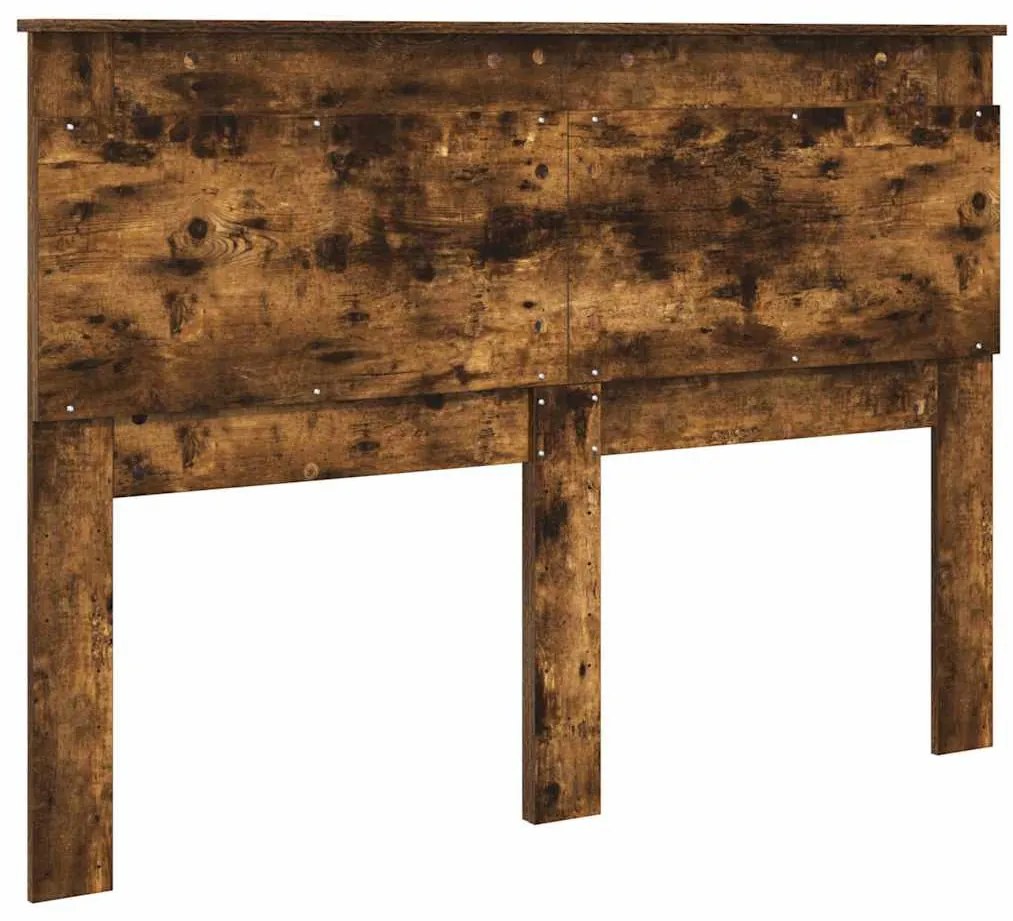 Fejtámla fejtámlával Szürke Sonoma 140 cm Faanyag