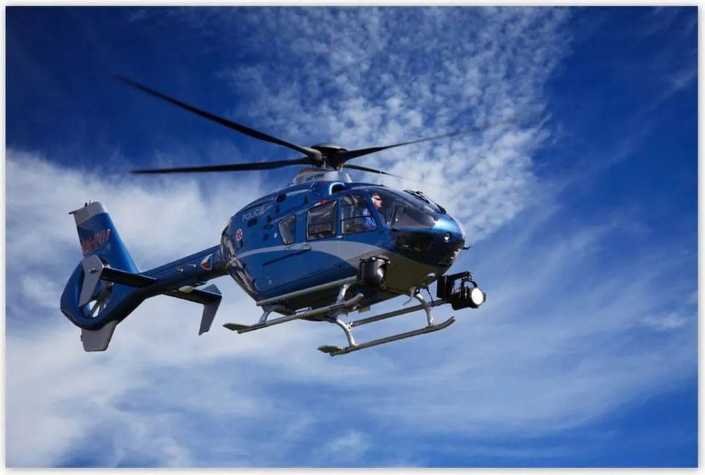 Poszterek 120x80 Rendőrségi helikopter