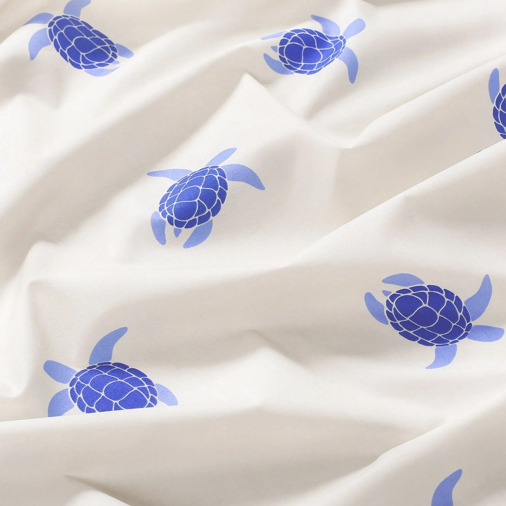 Goldea pamut párnahuzat - tengeri teknősök 70 x 90 cm