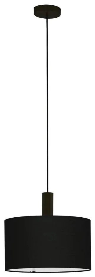 Eglo 33354 - AMANI kábeles függőlámpa 1xE27/60W/230V, Ø 38 cm, fekete