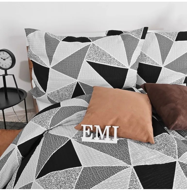 EMI Vega pamut ágyneműhuzat, A kibővített egyszemélyes ágy szett tartalma: 1x 140x220 + 1x 70x90