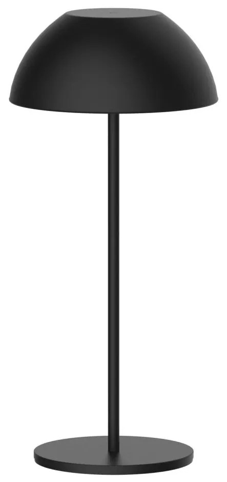 LED Dimmelhető asztali lámpa TANZANIA LED/1,8W/5V USB 1800 mAh IP44 fekete