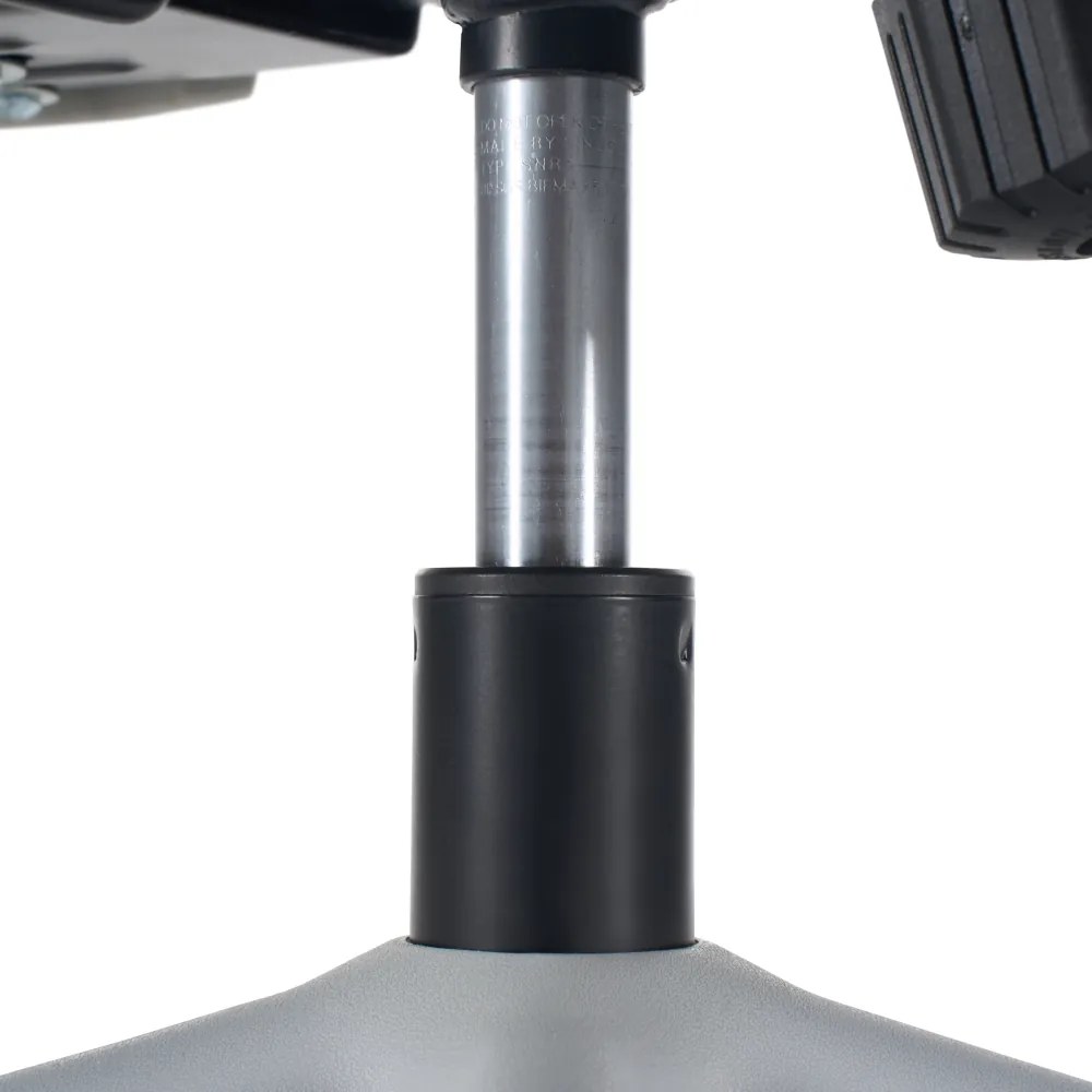 Irodai szék, világosszürke/szürke, teherbírás 150 kg, ERMEN