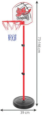 Játék szett kosárlabdázáshoz, céltáblával és íjjal - Kruzzel