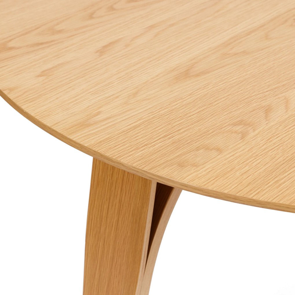 MAZZONI EXPORT BOLZANO 1200 Natúr Tölgy - KEREK FA ASZTAL KONYHÁBA ÉTKEZŐBE NAPPALIBA MODERN CLASSIC