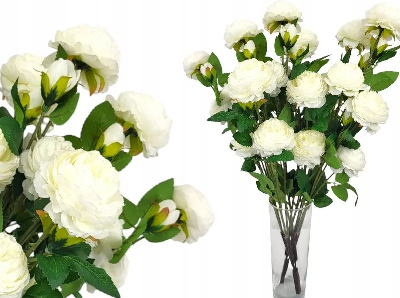 Rózsa Csokor Ágak Mesterséges Virágok Dekoráció Szentségimádás Esküvő Keresztelő 60 cm