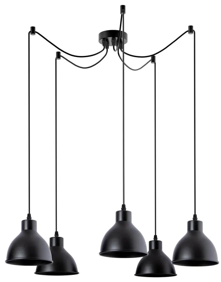 Venti Csillár zsinóron 5xE27/60W/230V pók VE0461