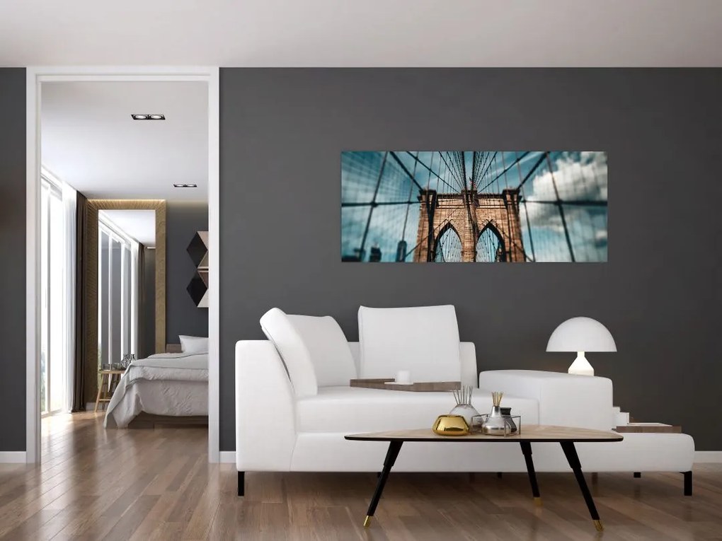 Kép - Brooklyn Bridge (120x50 cm)